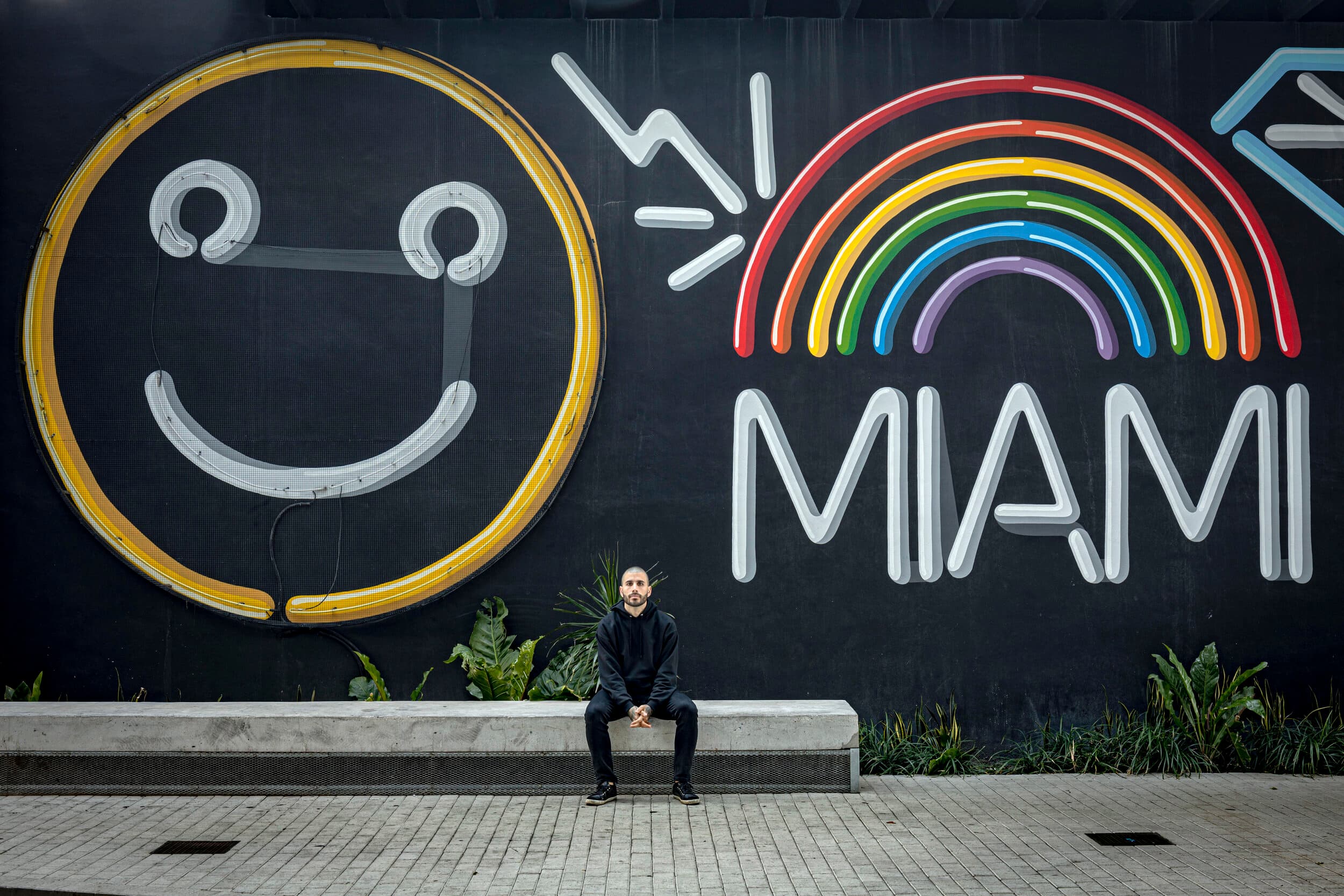 Typoe's Neon Tribute to Miami at Wynwood 25